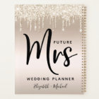 Future Mrs Gold Glitter Drips Wedding
