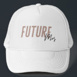 Future Mrs Hat | Bachelorette Hat - Dark Pink<br><div class="desc">// Need help customizing your design? Got other ideas? Feel free to contact me at: zoe@gorjodesigns.com</div>
