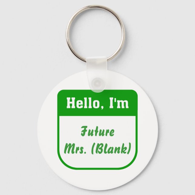 Future Mrs. Keychain - Personalized (Front)