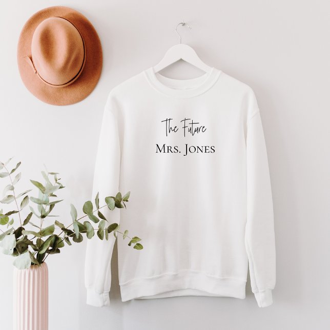 Future Mrs Personalized Bride Gift Custom Name Sweatshirt (Creator Uploaded)