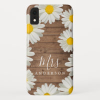 Future Mrs Pretty Daisies White Floral Rustic Wood