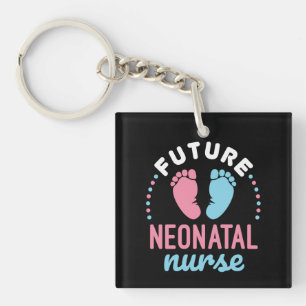 Future Neonatal Nurse NICU Nursing Graduation Keychain