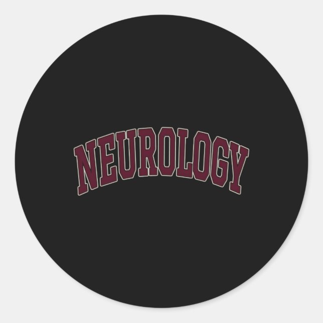 Future Neurologist Neurology Neurosurgeon Neurosur Classic Round Sticker (Front)
