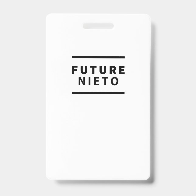 Future nieto badge (Front)