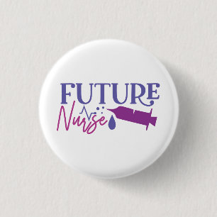 Future Nurse 1 Inch Round Button