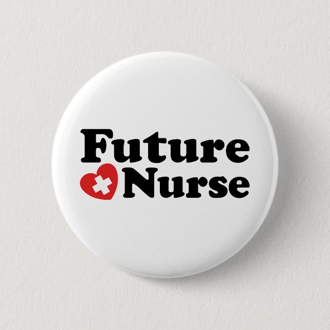 Future Nurse 2 Inch Round Button (Front)