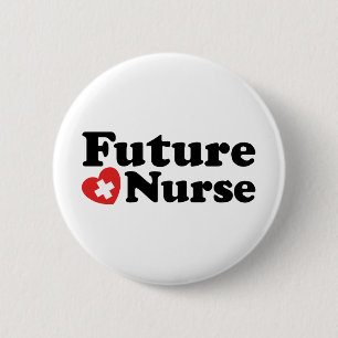 Future Nurse 2 Inch Round Button
