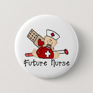 Future Nurse 2 Inch Round Button