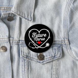 Future Nurse 3 Inch Round Button