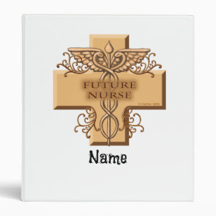 Future Nurse Caduceus Binder