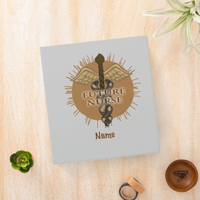 Future Nurse Caduceus Binder (In Situ)