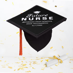Future Nurse Custom Graduation Name Class 20XX Cap Topper