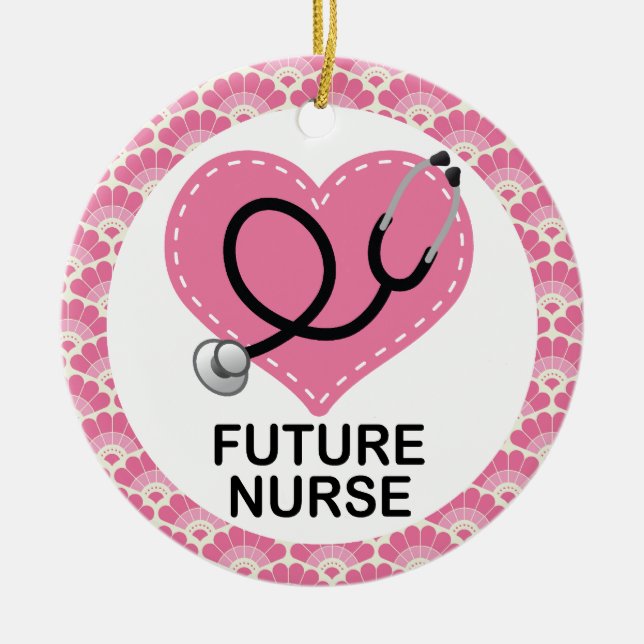 Future Nurse Gift Ornament (Front)