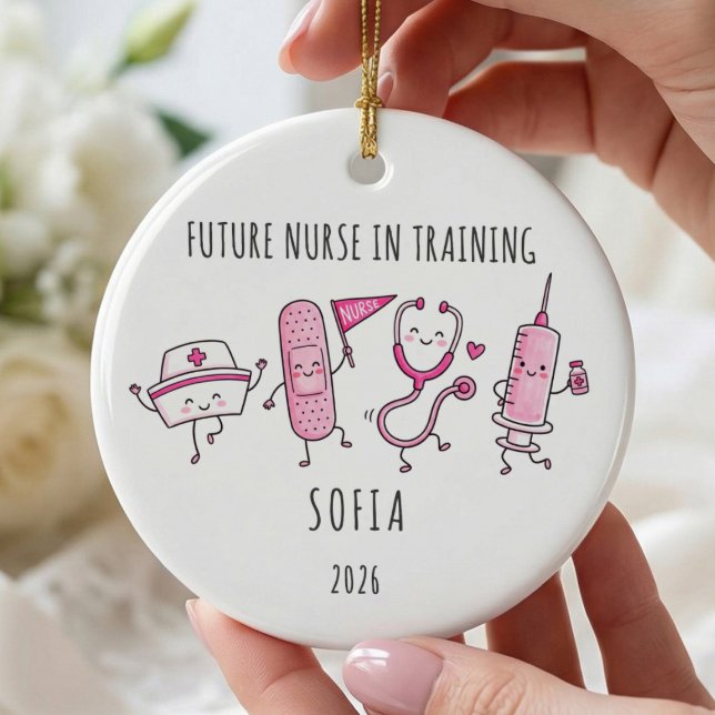 Future Nurse in Training Ornament (Creator Uploaded)