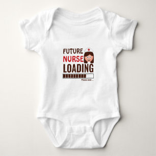 Future Nurse Loading Cute Newborn Fashion   Girly Baby Bodysuit