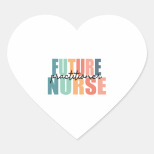 Future Nurse Practitioner - NP Heart Sticker