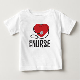 Future Nurse Soon to be Nurse Art Registered Nurse Baby T-Shirt