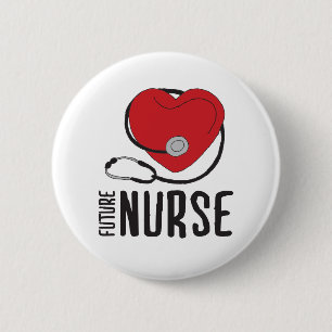 Future Nurse Soon to be Nurse Design 2 Inch Round Button