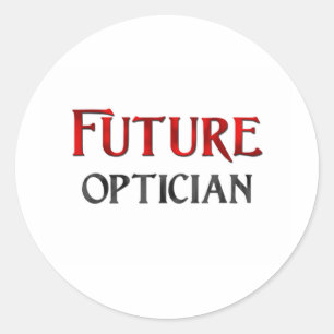 Future Optician Classic Round Sticker