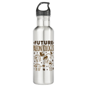 Future Paleontologist Paleontology Dinosaur Bones 710 Ml Water Bottle