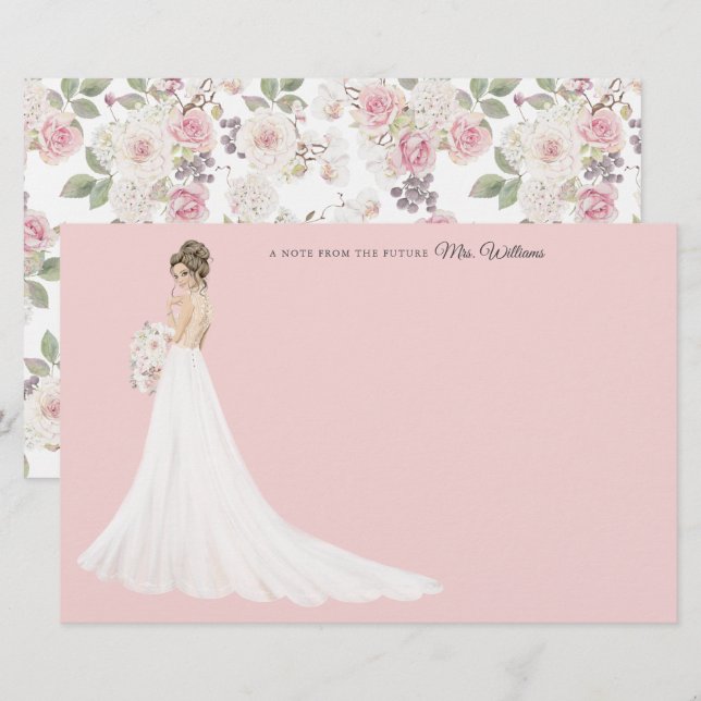 Future papeterie Mme Bride Merci (Devant / Derrière)
