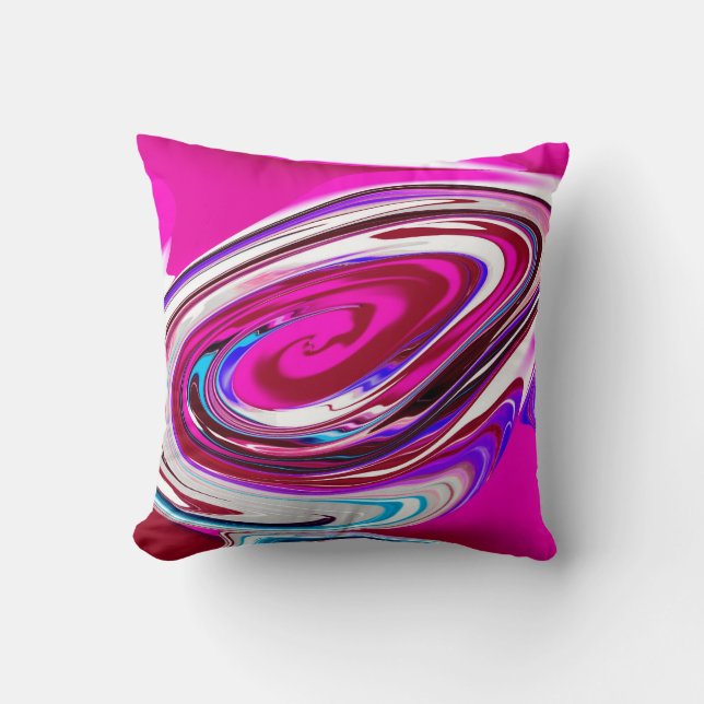 Future pathway throw pillow (Front)