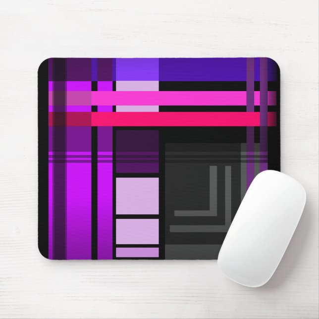 Future Perfect Plaid Mousepad (With Mouse)