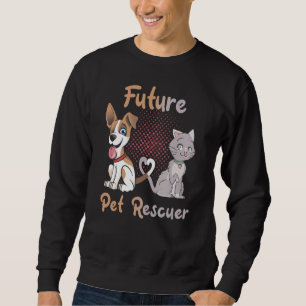 Future Pet Rescuer Dog Rescue Animal Dog Senior Sweatshirt
