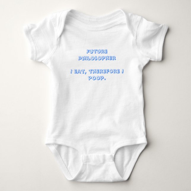 FUTURE PHILOSOPHER BABY BODYSUIT (Front)
