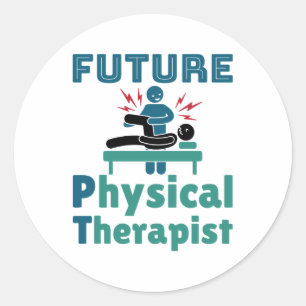 Future Physical Therapist PT Student Classic Round Sticker