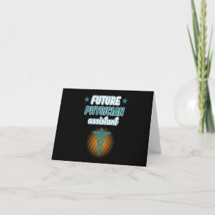 Future Physician Assistant PA Medical Students Gra Note Card