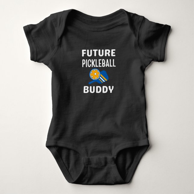 Future Pickleball Buddy Baby Bodysuit (Front)
