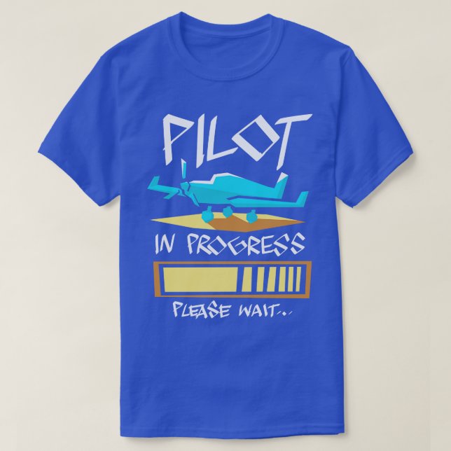 Future Pilot Airplane Pilot Aviation T-Shirt (Design Front)