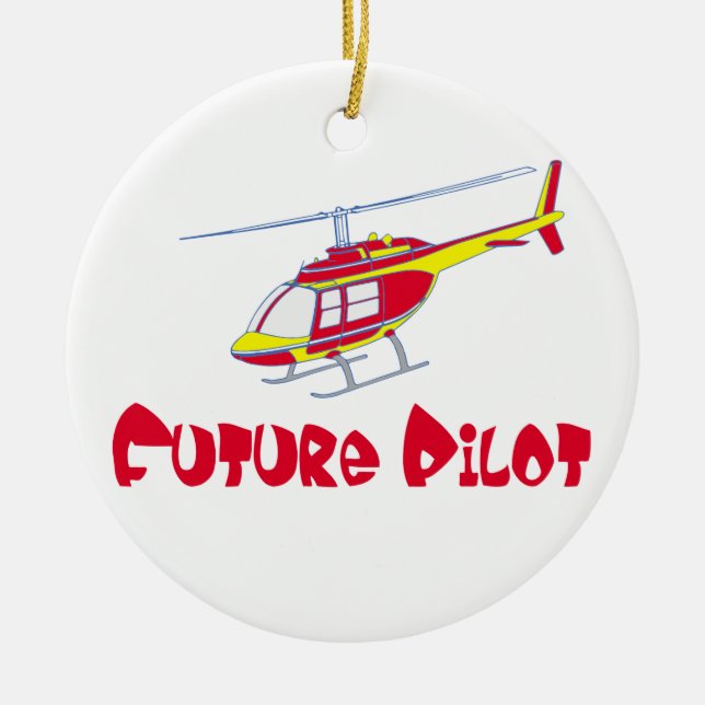 Future pilot ceramic ornament (Front)