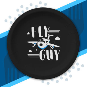 Future Pilot - Flying With Kids - Airplane Lover Paper Plate