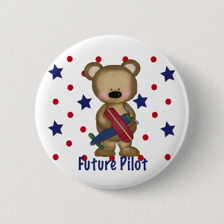 Future Pilot Little Bear 2 Inch Round Button