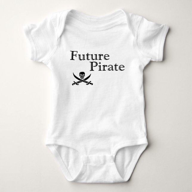 Future Pirate Baby Bodysuit (Front)