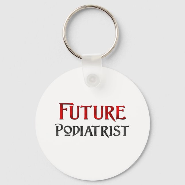 Future Podiatrist Keychain (Front)
