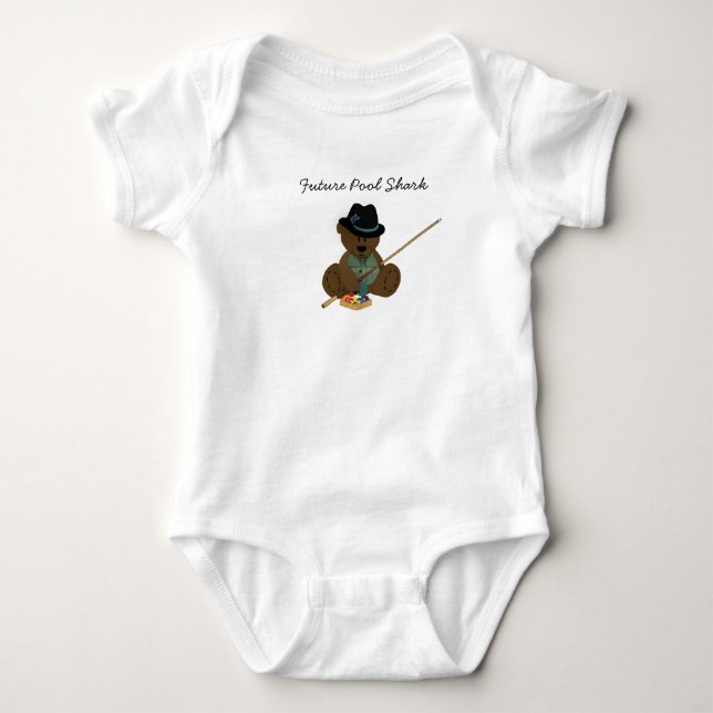 Future Pool Shark Baby Bodysuit (Front)