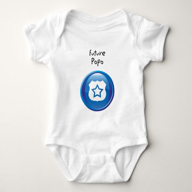 Future Popo Baby Bodysuit (Front)