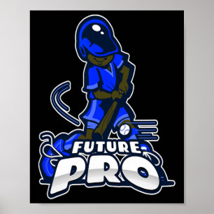 Future Pro Sell Player I Kids Birthday Softll Spor Poster