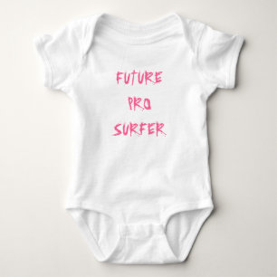 future pro surfer(girl) baby bodysuit