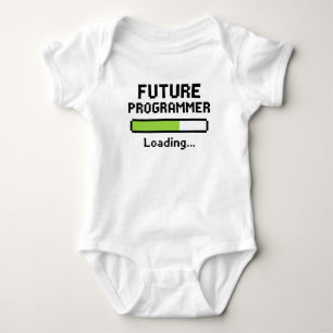 Future Programmer Pixel Loading Bar Baby Bodysuit