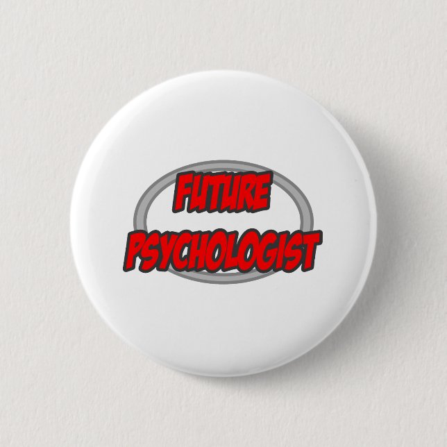 Future Psychologist 2 Inch Round Button (Front)