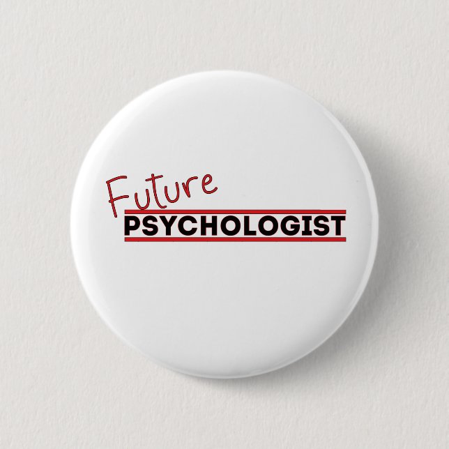 Future Psychologist 2 Inch Round Button (Front)