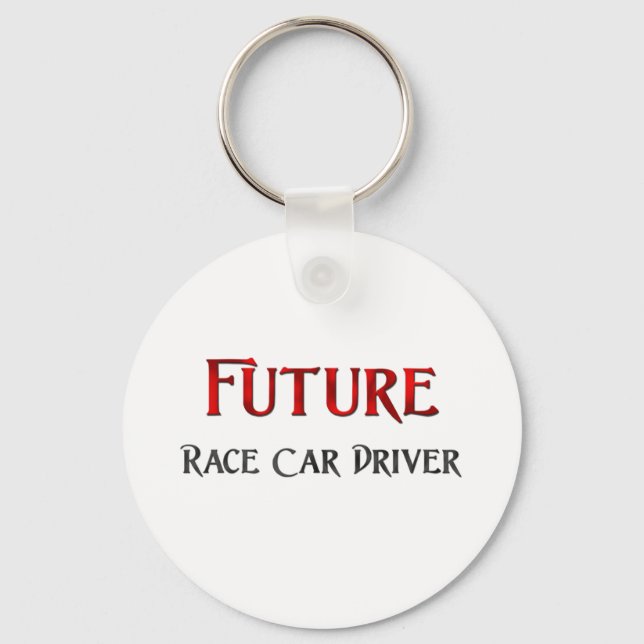 Future Race Car Driver Keychain (Front)