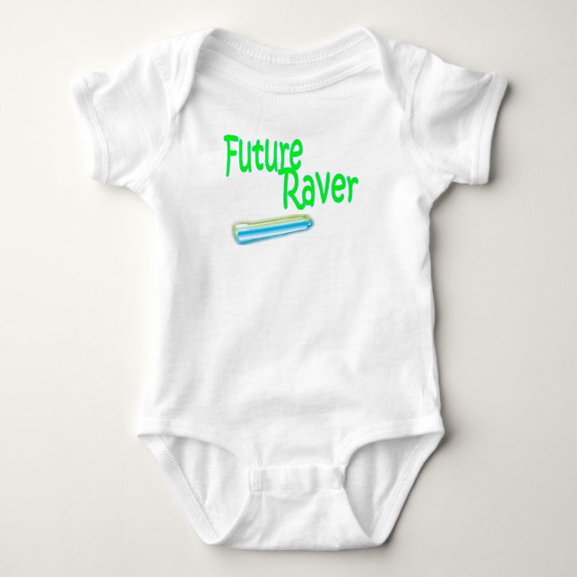 future raver baby shirt (Front)
