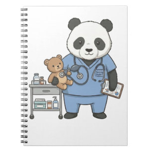 Future RN Panda: Adorable Medical Student Notebook