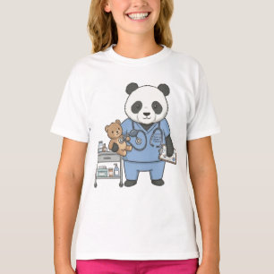 Future RN Panda: Adorable Medical Student T-Shirt