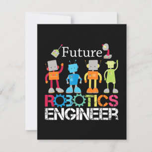 Future Robotics Engineer Robots Lover Costume Gift Announcement